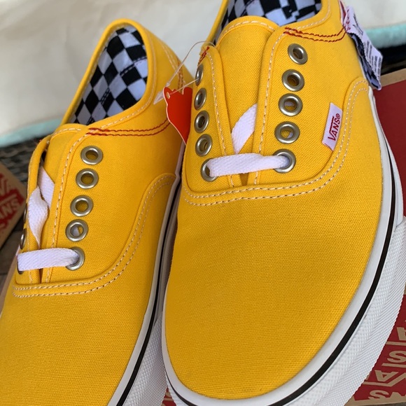 VANS AUTHENTIC HC DIY LEMON CHROME/TRUE WHITE WMNS - Picture 12 of 15
